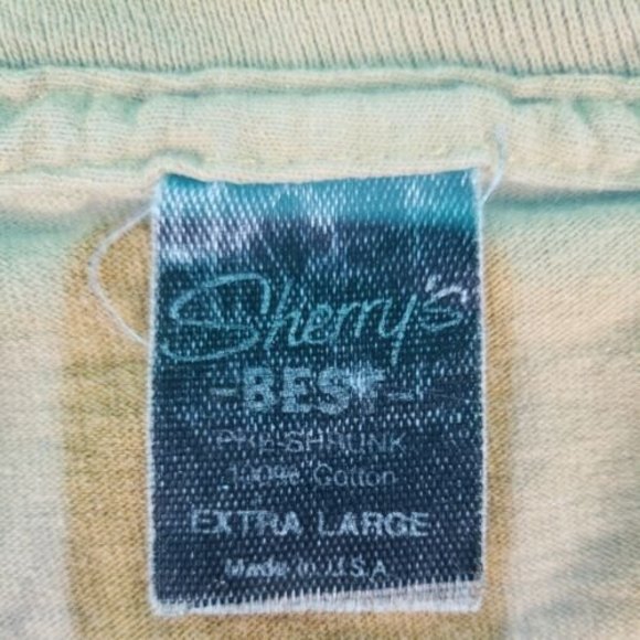 Vintage Busch Gardens Zebra Animal Nature Gold T-Shirt 90s Size XL Single Stitch - Picture 9 of 9